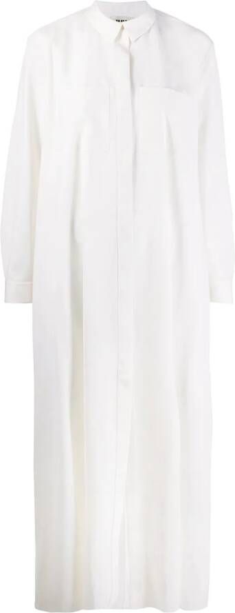 Maison Rabih Kayrouz Blousejurk met borstzak Wit