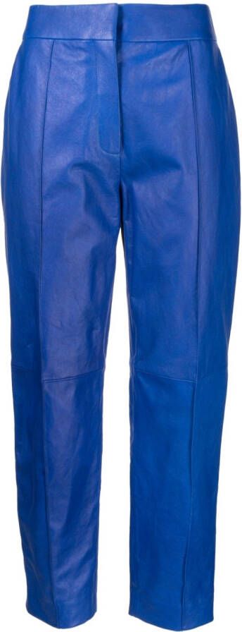 Maison Ullens High waist broek Blauw