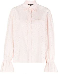 Maje Broderie anglaise blouse Roze