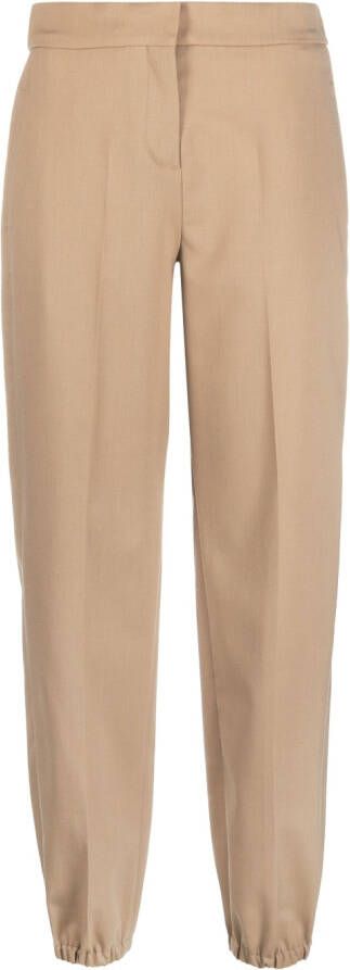 Maje Broek met elastische cuffs Beige