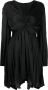 Maje Zijden mini-jurk Zwart - Thumbnail 1