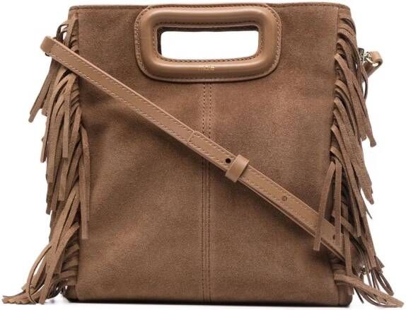 Maje M shopper Bruin