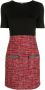 Maje Tweed mini-jurk Rood - Thumbnail 1
