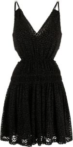 Maje Mini-jurk met uitgesneden detail Zwart