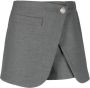 Maje Mini-shorts met textuur Grijs - Thumbnail 1