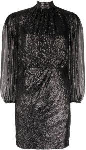 Maje Mini-jurk met pofmouwen Zwart