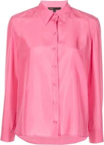 Maje Zijden blouse Roze