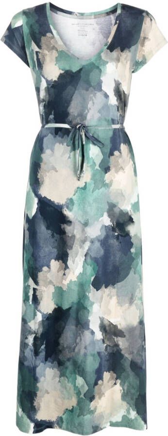 Majestic Filatures Jurk met abstracte print Groen
