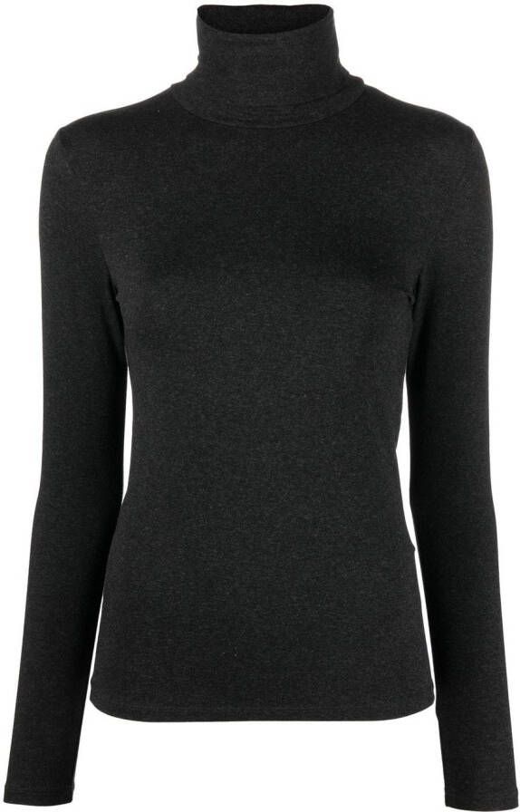 Majestic Filatures Blouse met col Grijs