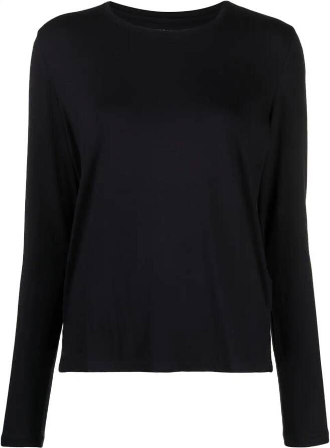 Majestic Filatures T-shirt met lange mouwen Blauw
