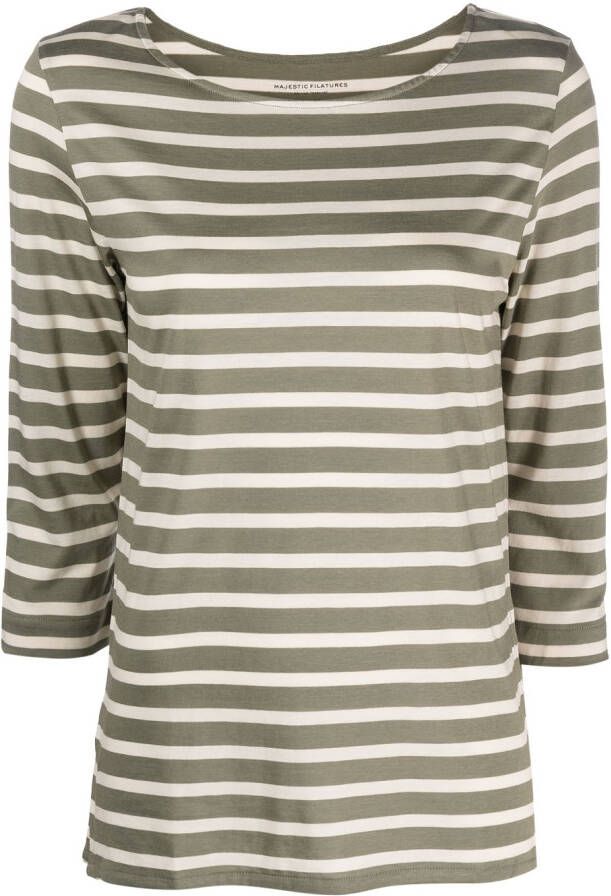 Majestic Filatures Jersey T-shirt Groen