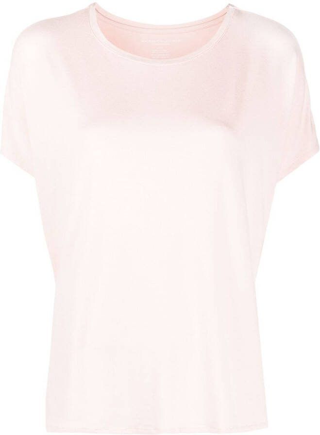 Majestic Filatures T-shirt met ronde hals Roze