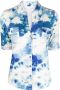 Majestic Filatures T-shirt met tie-dye print Beige - Thumbnail 1