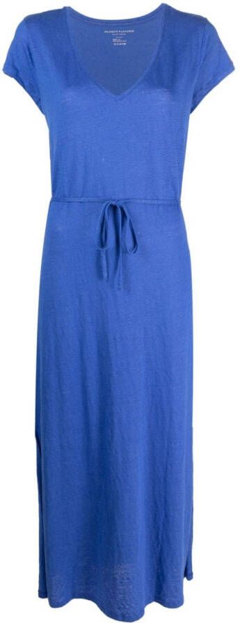 Majestic Filatures Effen jurk Blauw