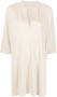 Majestic Filatures Tuniek met cropped mouwen Beige - Thumbnail 1