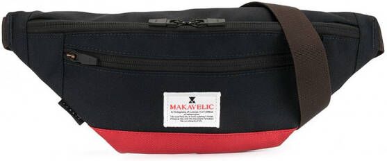 Makavelic Monocular heuptas met logo Blauw