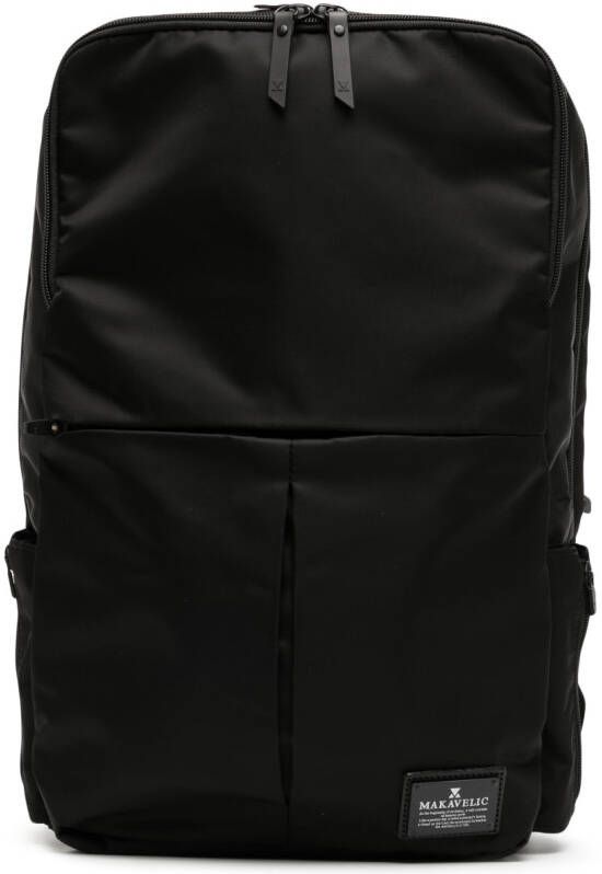 Makavelic Rugzak met logopatch Zwart