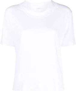 Malo T-shirt met ronde hals Wit
