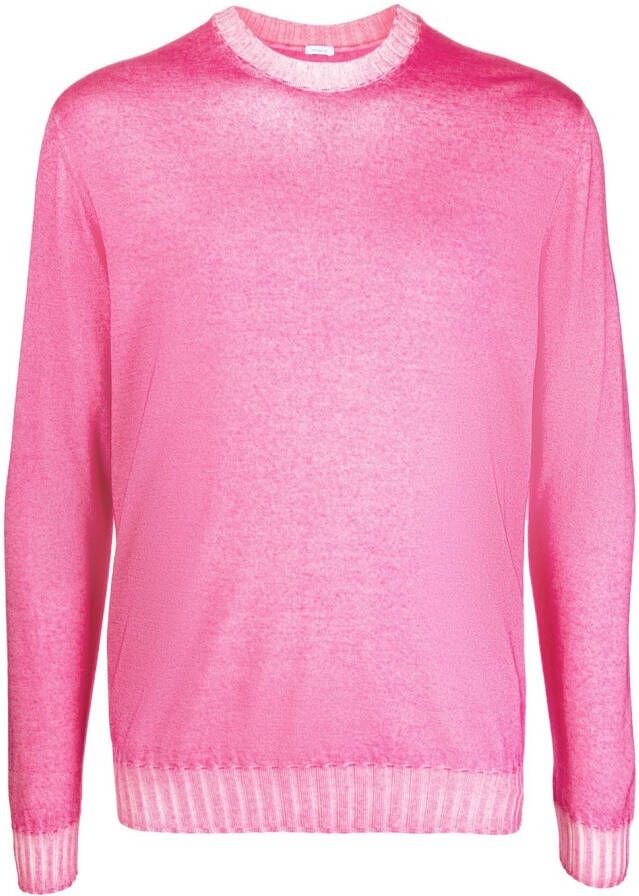 Malo Trui met ronde hals Roze