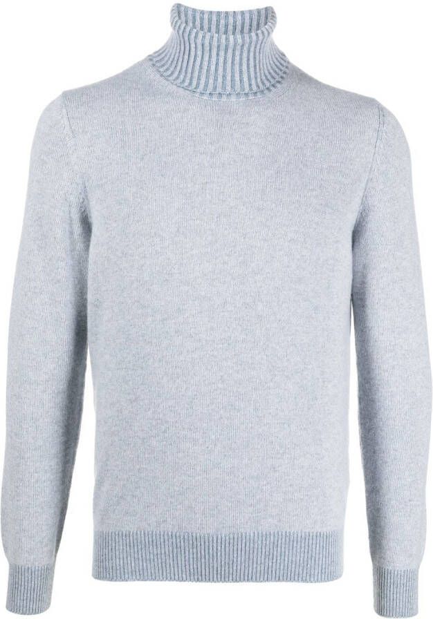 Malo Gebreide coltrui Blauw