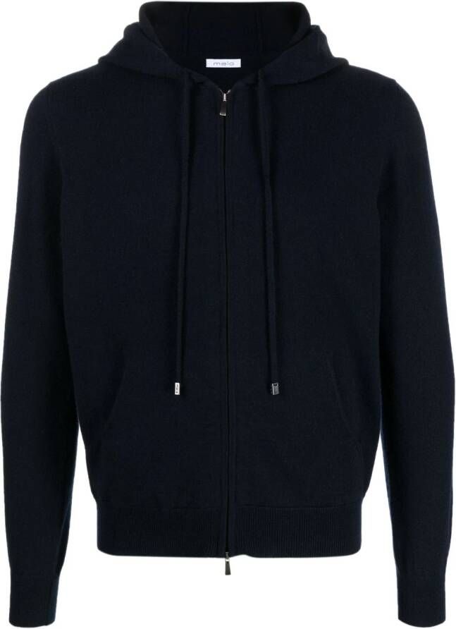 Malo Kasjmier hoodie Blauw