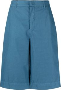 Malo Mid-waist shorts Blauw