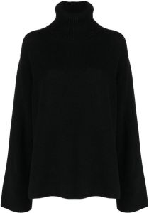 Malo roll-neck knit jumper Zwart
