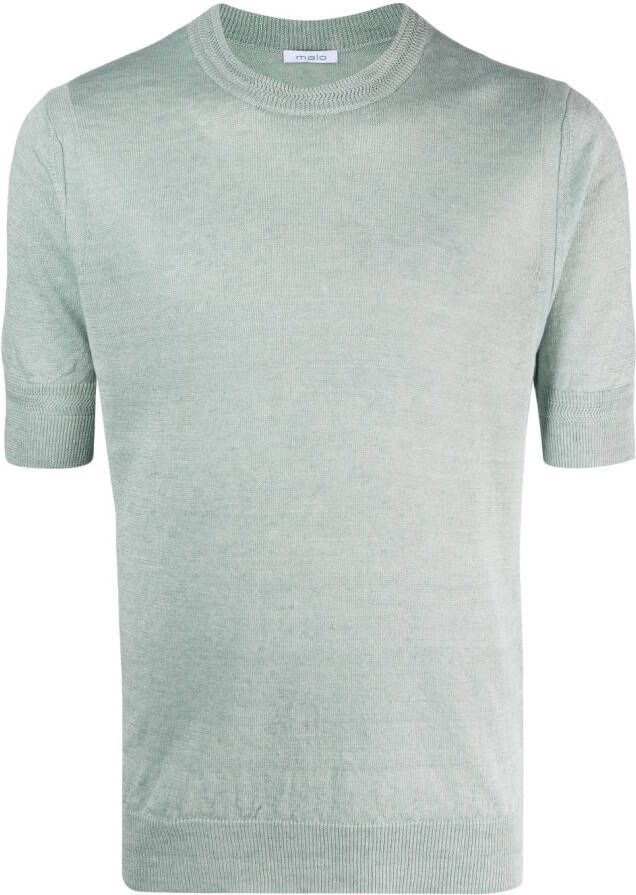 Malo Trui met korte mouwen Blauw
