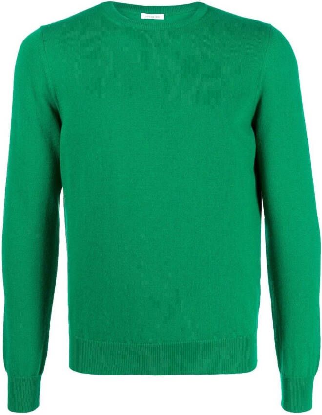 Malo Trui met ronde hals Groen