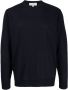 Man On The Boon. Sweater met ronde hals Blauw - Thumbnail 1