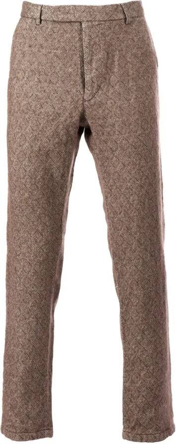 Mando tweed trousers Bruin
