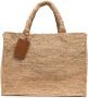 Manebi Geweven shopper Beige - Thumbnail 1