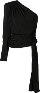 MANNING CARTELL Asymmetrische blouse Zwart