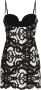 MANNING CARTELL Materiaal Meisjes mini-jurk met borduurwerk Zwart - Thumbnail 1