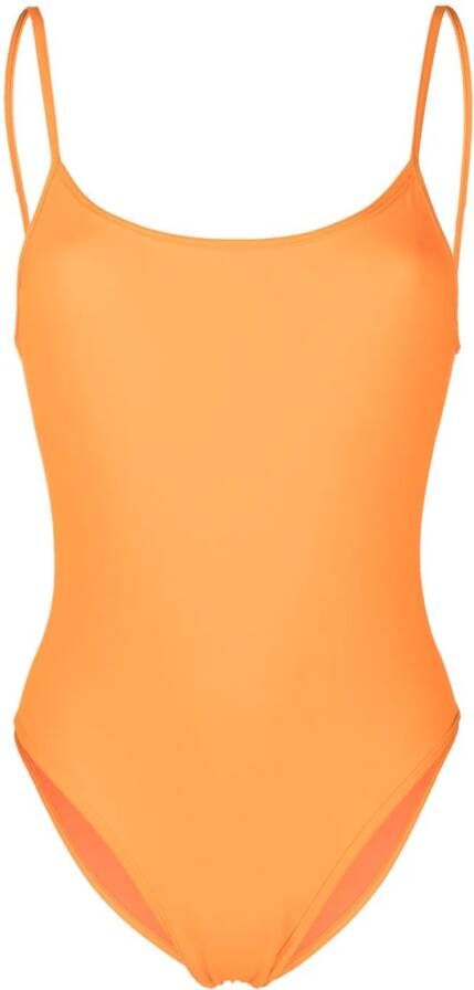 Manokhi Badpak met open rug Oranje
