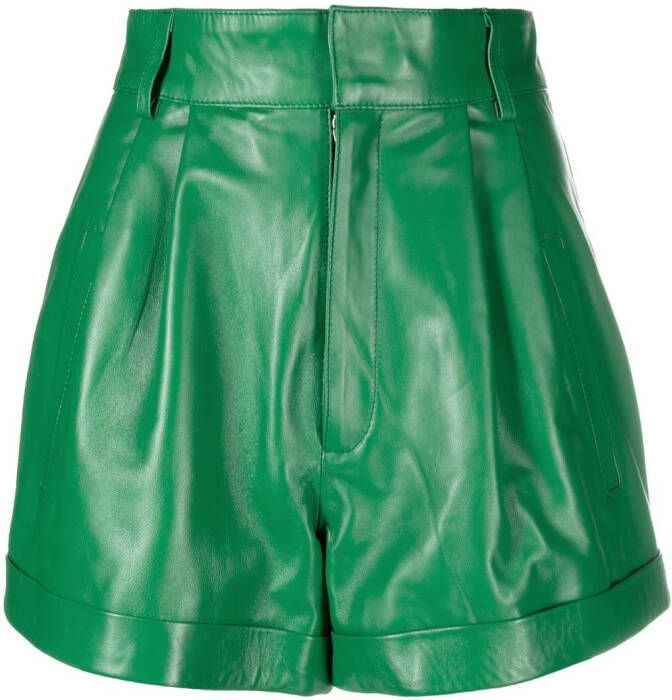 Manokhi High waist shorts Groen