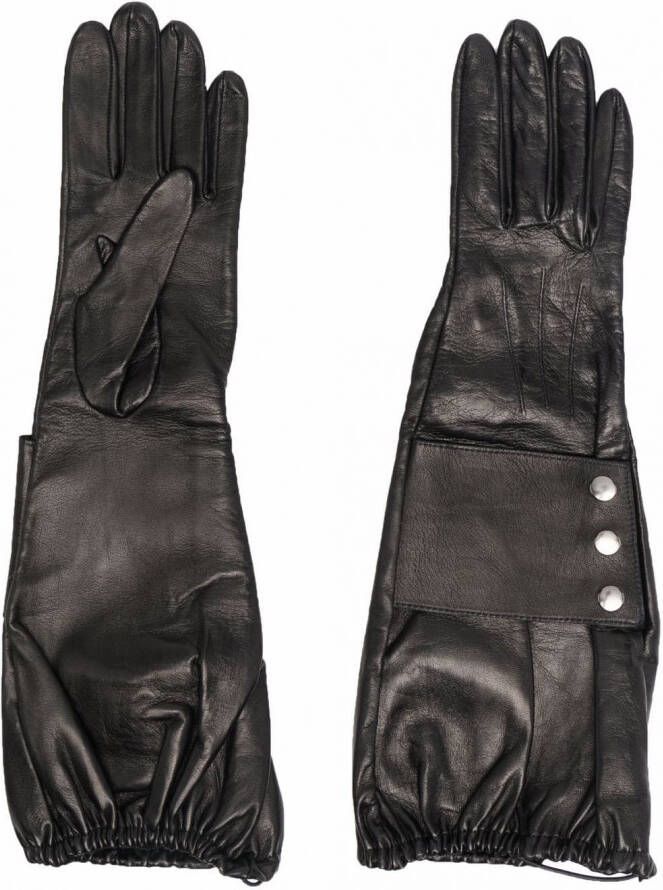 Manokhi Lange handschoenen Zwart