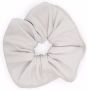 Manokhi Leren scrunchie Wit - Thumbnail 1