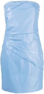 Manokhi Strapless jurk Blauw