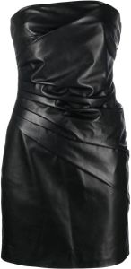 Manokhi Strapless mini-jurk Zwart