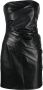 Manokhi Strapless mini-jurk Zwart - Thumbnail 1
