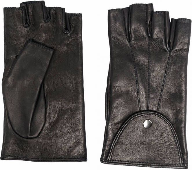 Manokhi Vingerloze handschoenen Zwart