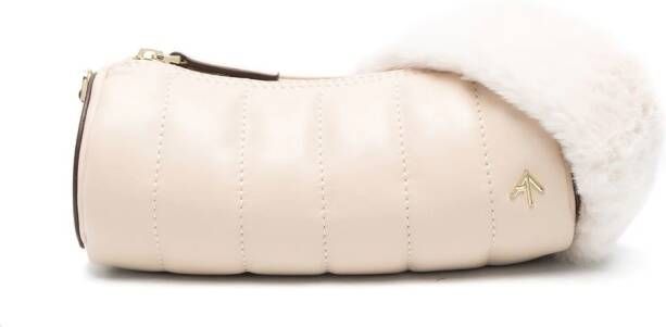 Manu Atelier Gewatteerde schoudertas Beige