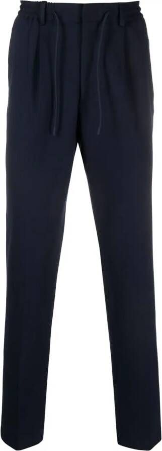 Manuel Ritz Broek met elastische tailleband Blauw