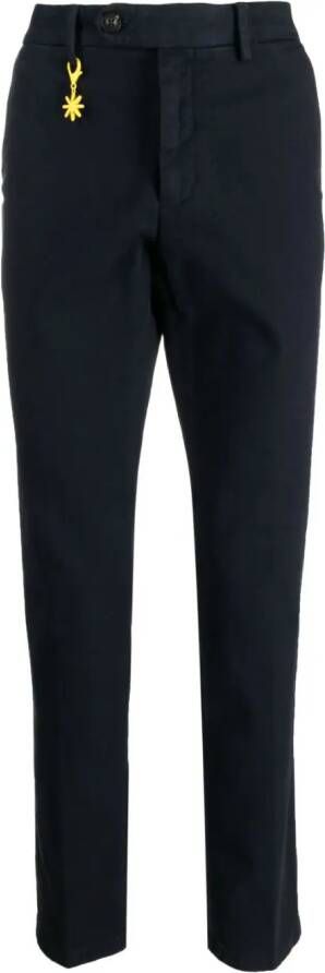 Manuel Ritz Slim-fit chino Blauw