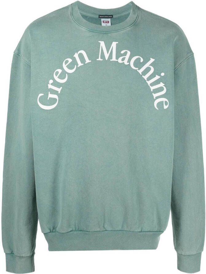 Manuel Ritz Sweater met tekst Groen
