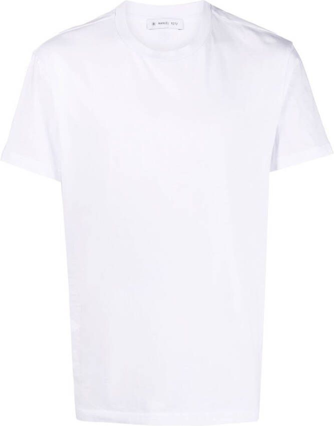 Manuel Ritz T-shirt met geborduurd logo Wit