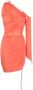 MANURI Asymmetrische mini-jurk Oranje - Thumbnail 1