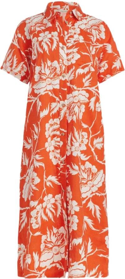 Mara Hoffman Midi-jurk met print Oranje