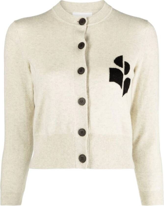 MARANT ÉTOILE Newton vest van katoenmix Grijs